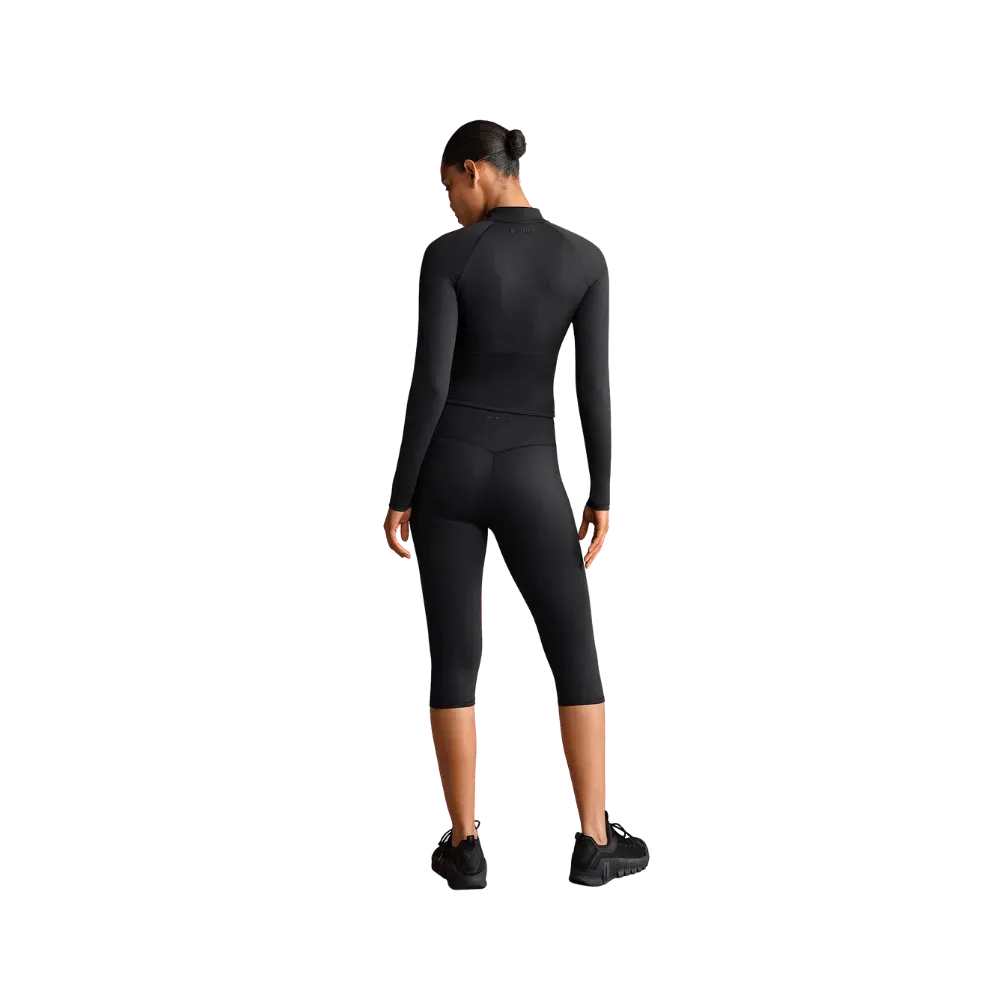 Nike X Skims Matte Women's Mock-Neck Full-Zip Jacket Obsidian