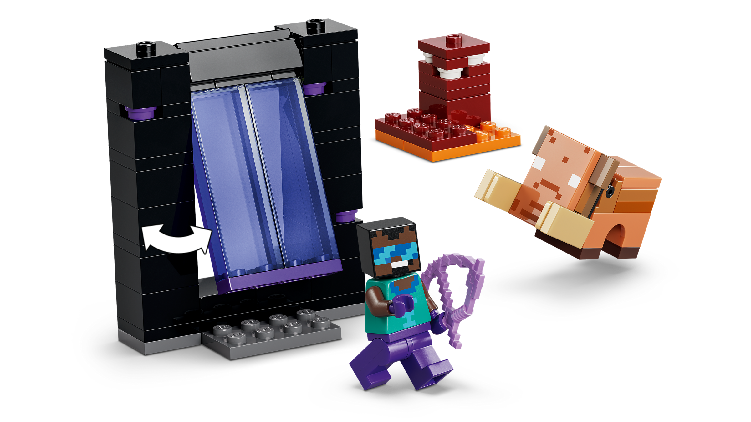 Lego Nether  End Portal Journey