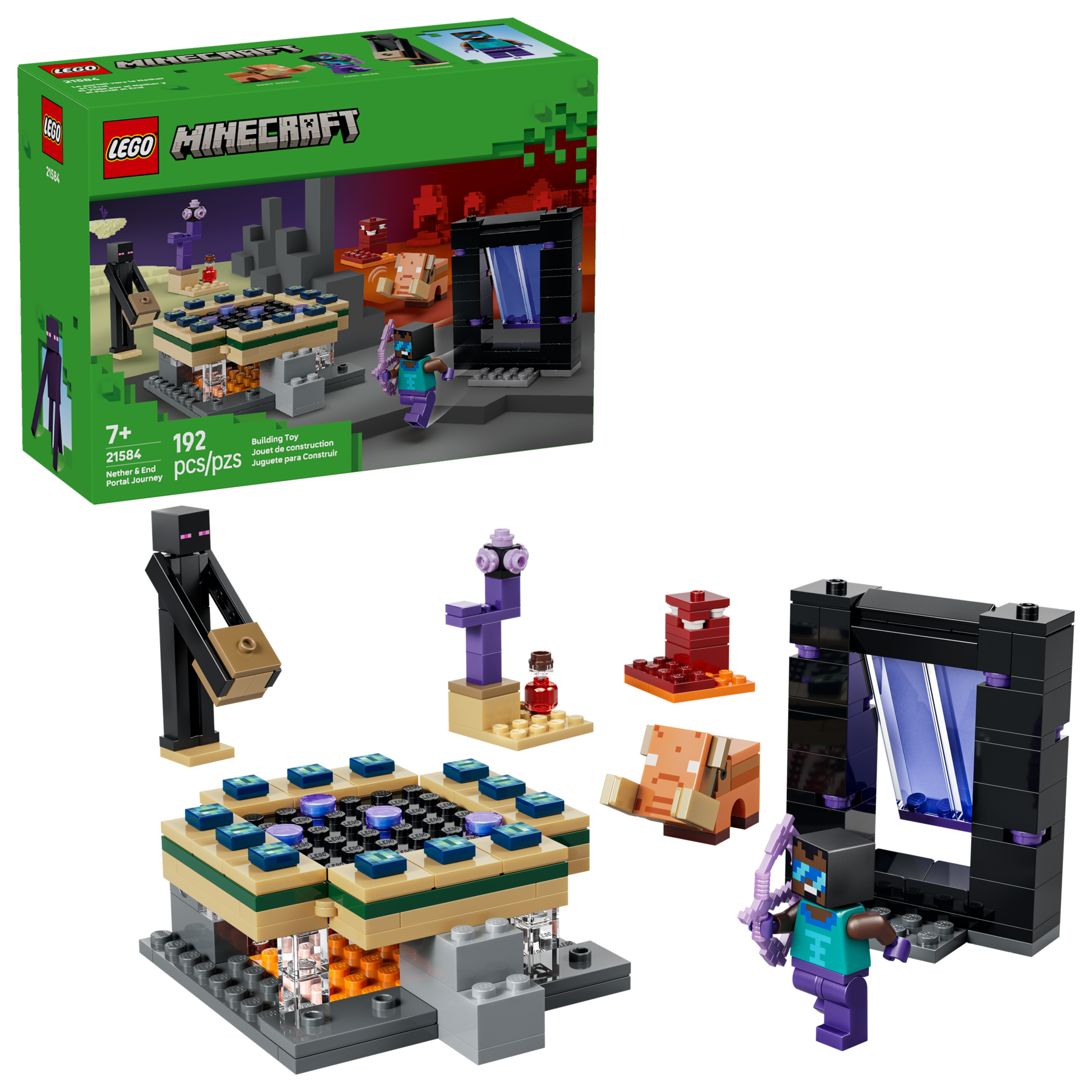 Lego Nether  End Portal Journey