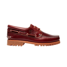 Timberland Authentic 3-Eye Lug Handsewn Boat Shoe Burgundy Men'S