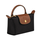 Longchamp Le Pliage Original Pouch with handle Black - Recycled canvas