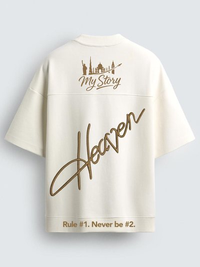 MY STORY LIMITED EDITION IN GOLD RIBBED T-SHIRT