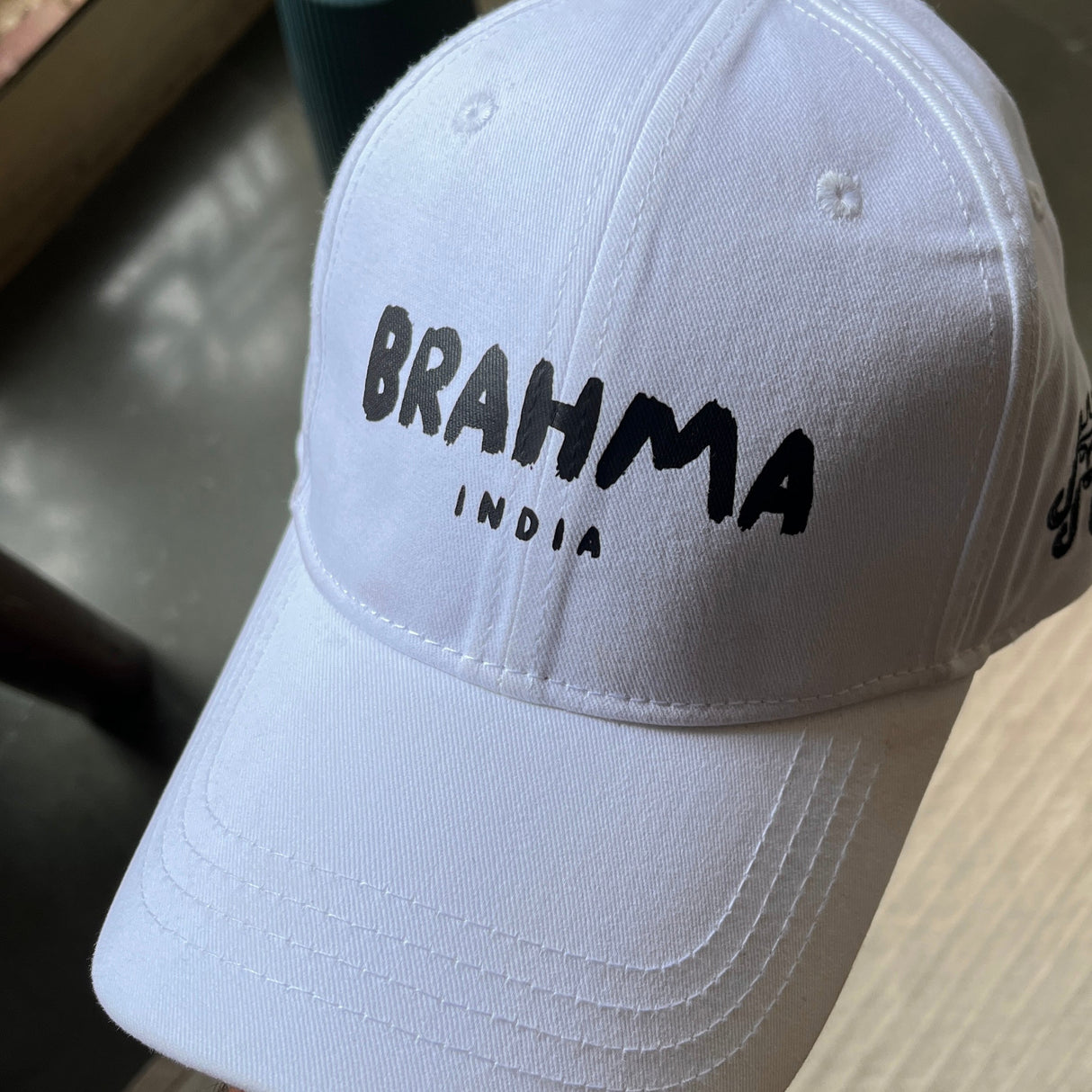 Brahma India // White Baseball Cap