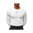 Gymshark Element Baselayer Long Sleeve T-Shirt White