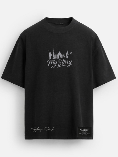 MY STORY SIGNED RIBBED T-SHIRT