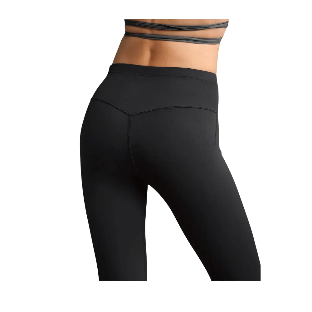 Nike X Skims Women's High-Waisted Footsie Grip Leggings Obsidian