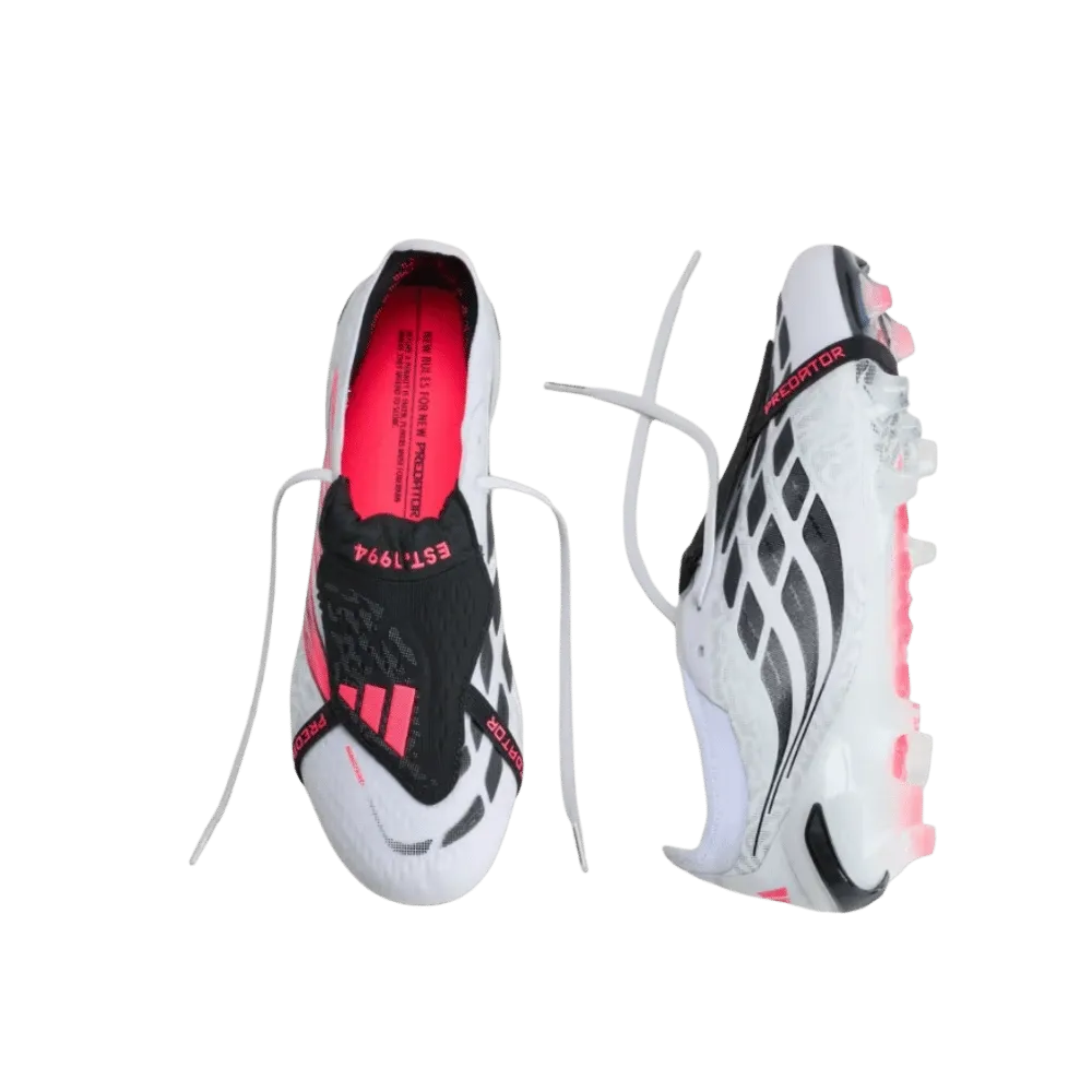 Adidas Predator Elite Fold-Over Tongue Firm Ground Soccer Cleats Cloud White