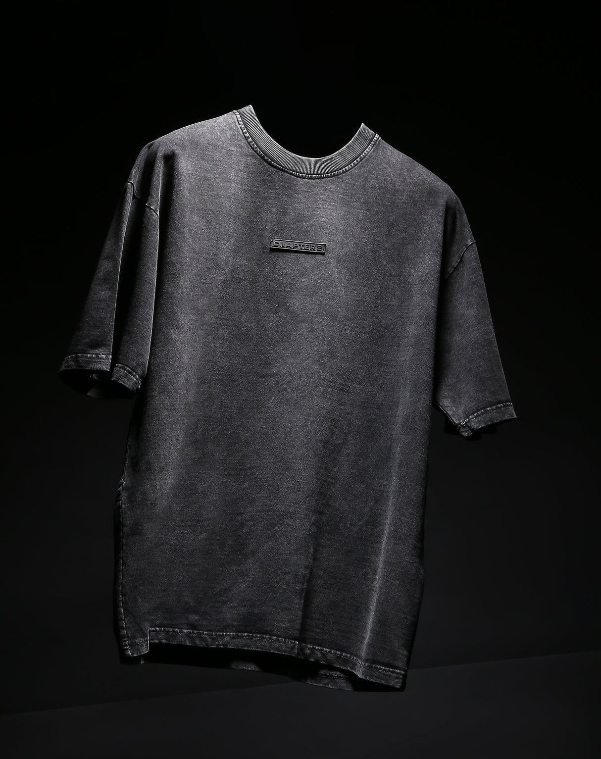 Black Washed T-Shirt – Comfortable 100% Cotton Terry