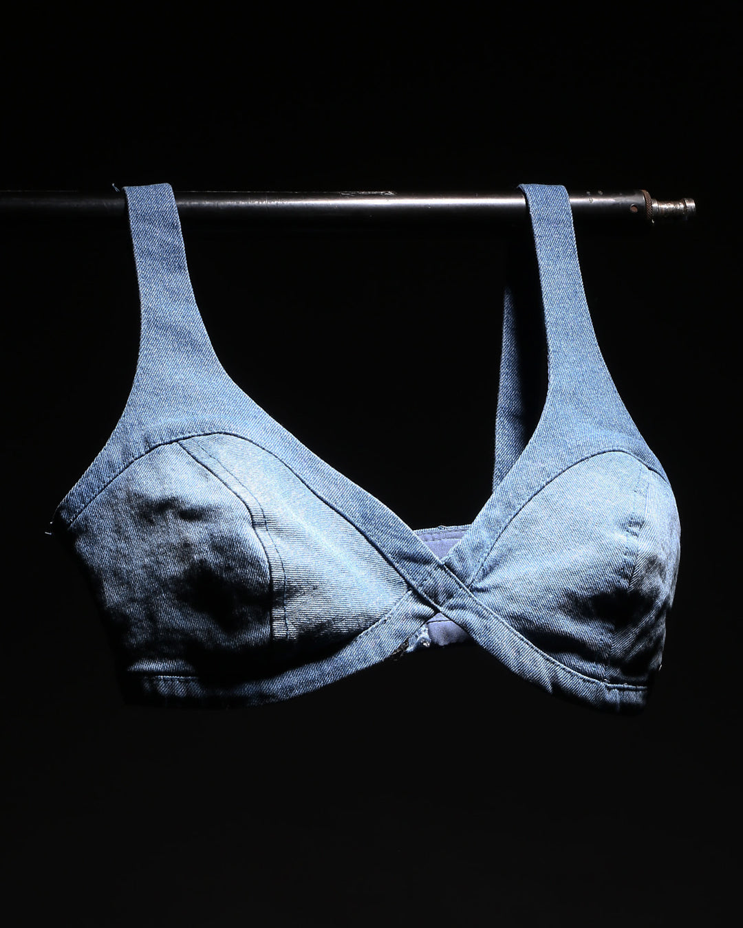 FOUNDER BLUE'S- Blue Denim Bralette