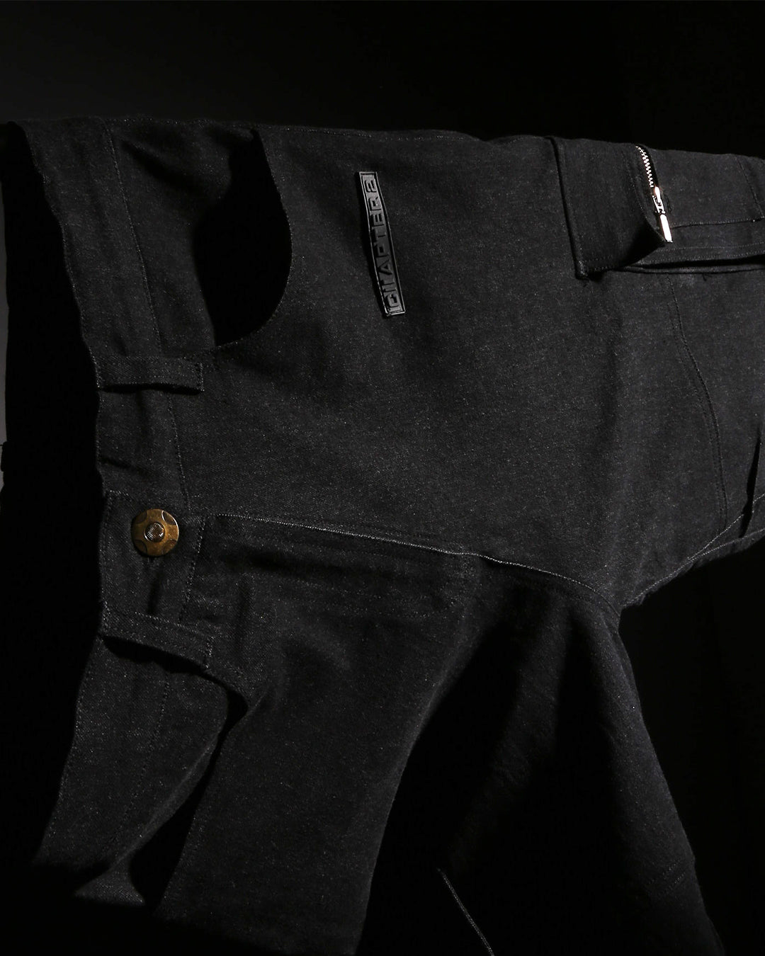 Black Denim Cargo