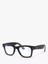 Ray Ban Meta Smart Glasses - Wayfarer Shiny Black Clear Lenses