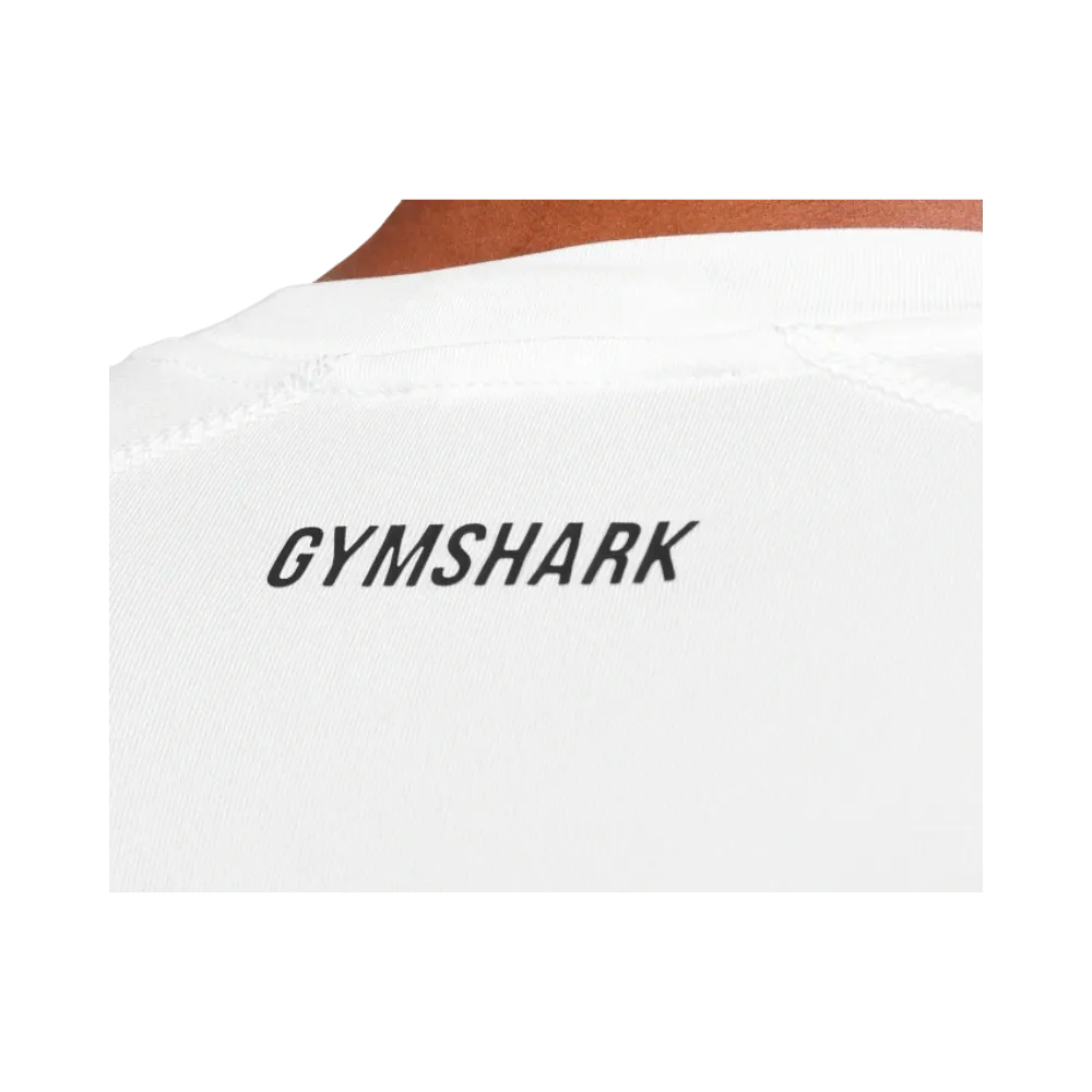 Gymshark Element Baselayer Long Sleeve T-Shirt White