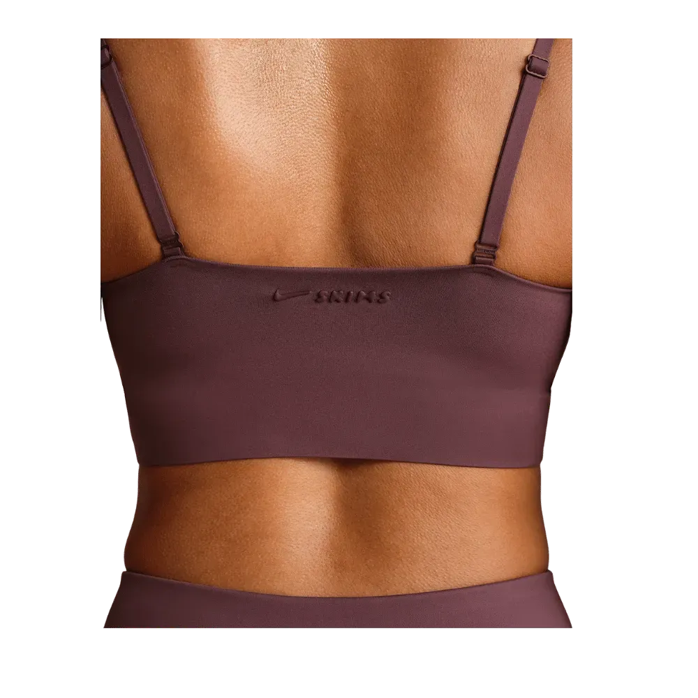 Nike X Skims Matte Women's Cami Longline Bra CURRANT
