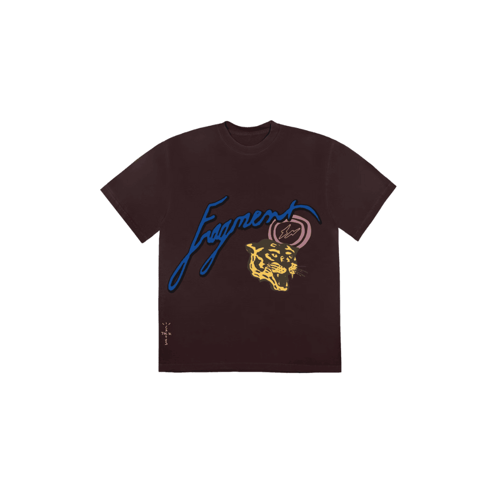 Travis Scott Cactus Jack For Fragment Icons TeeBrown