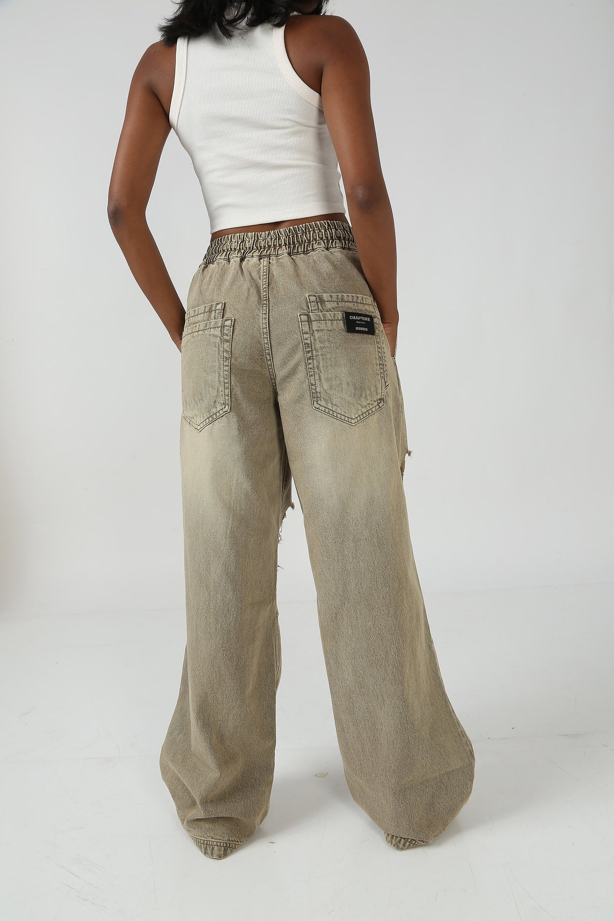 Sand Wash Baggy Denim