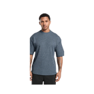Gymshark Waffle Oversized T-Shirt Titanium Blue