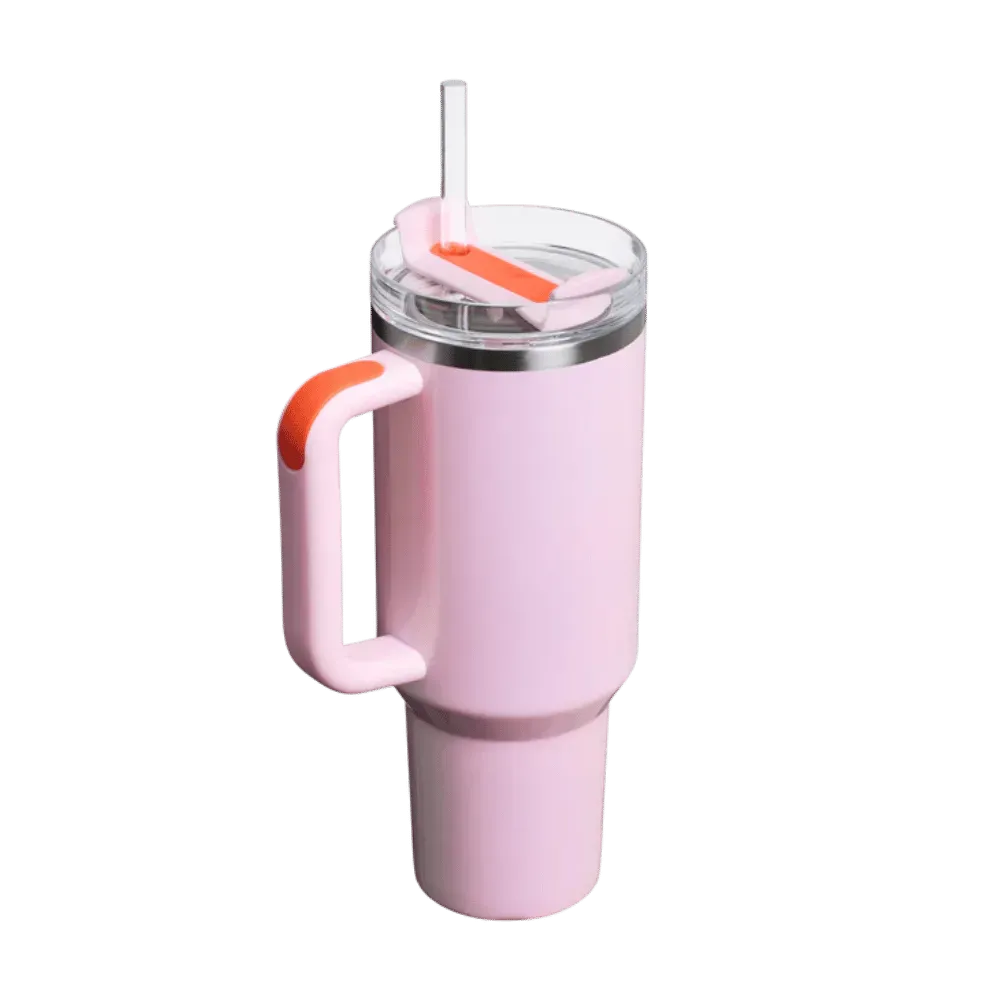 Stanley Quencher H2.0 FlowState Tumbler Rose Petal Shimmer