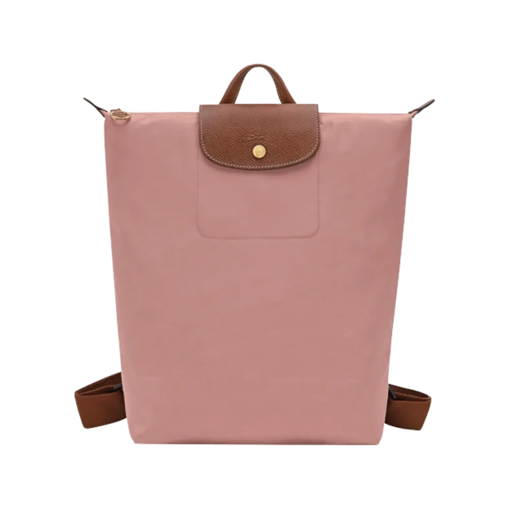 Longchamp Le Pliage Original M Backpack Pink Tea - Recycled canvas