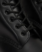 Dr Martens Yellow Stitch Smooth Leather Ankle Boots - Black