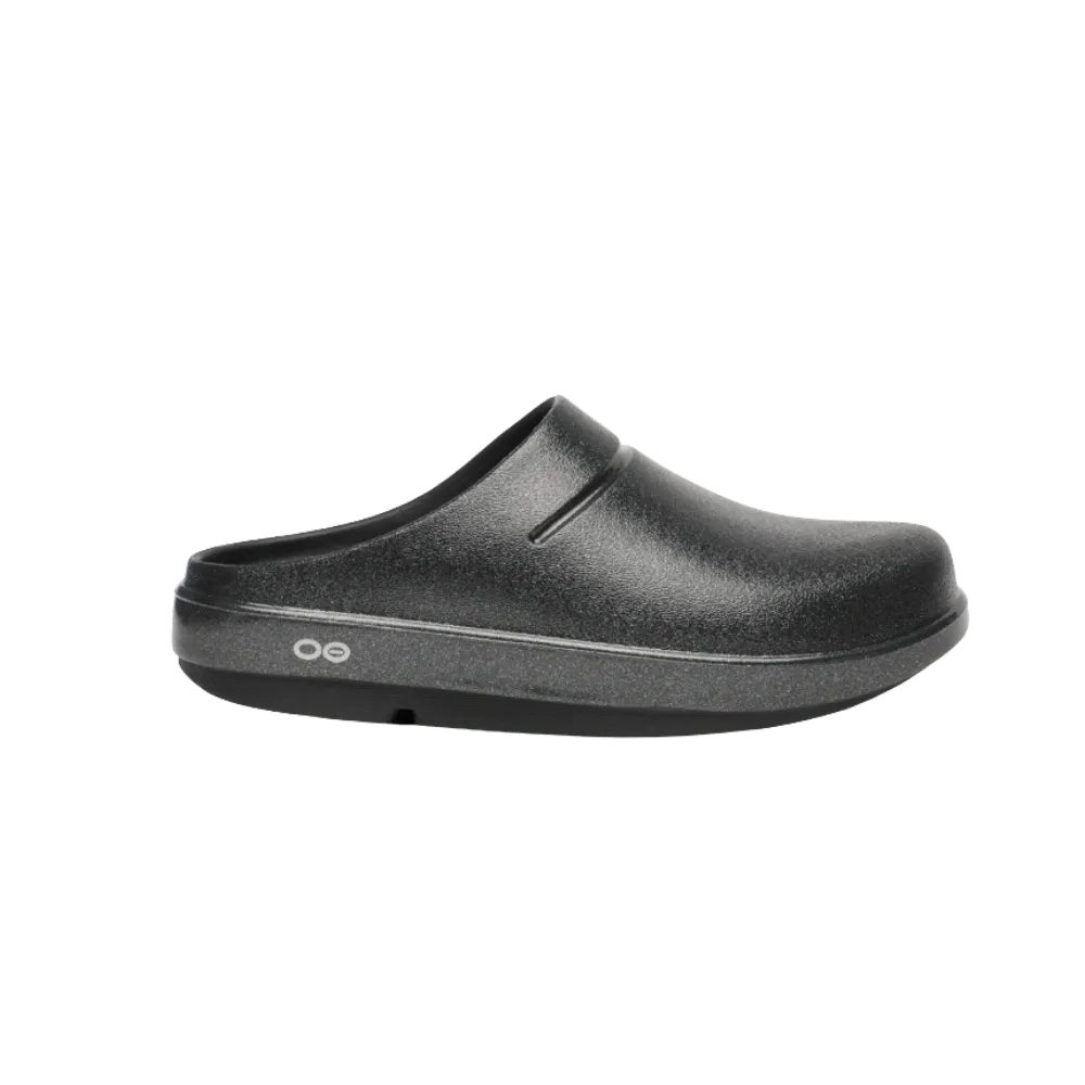 Oofos OOcloog Luxe Clog - Black Sparkle