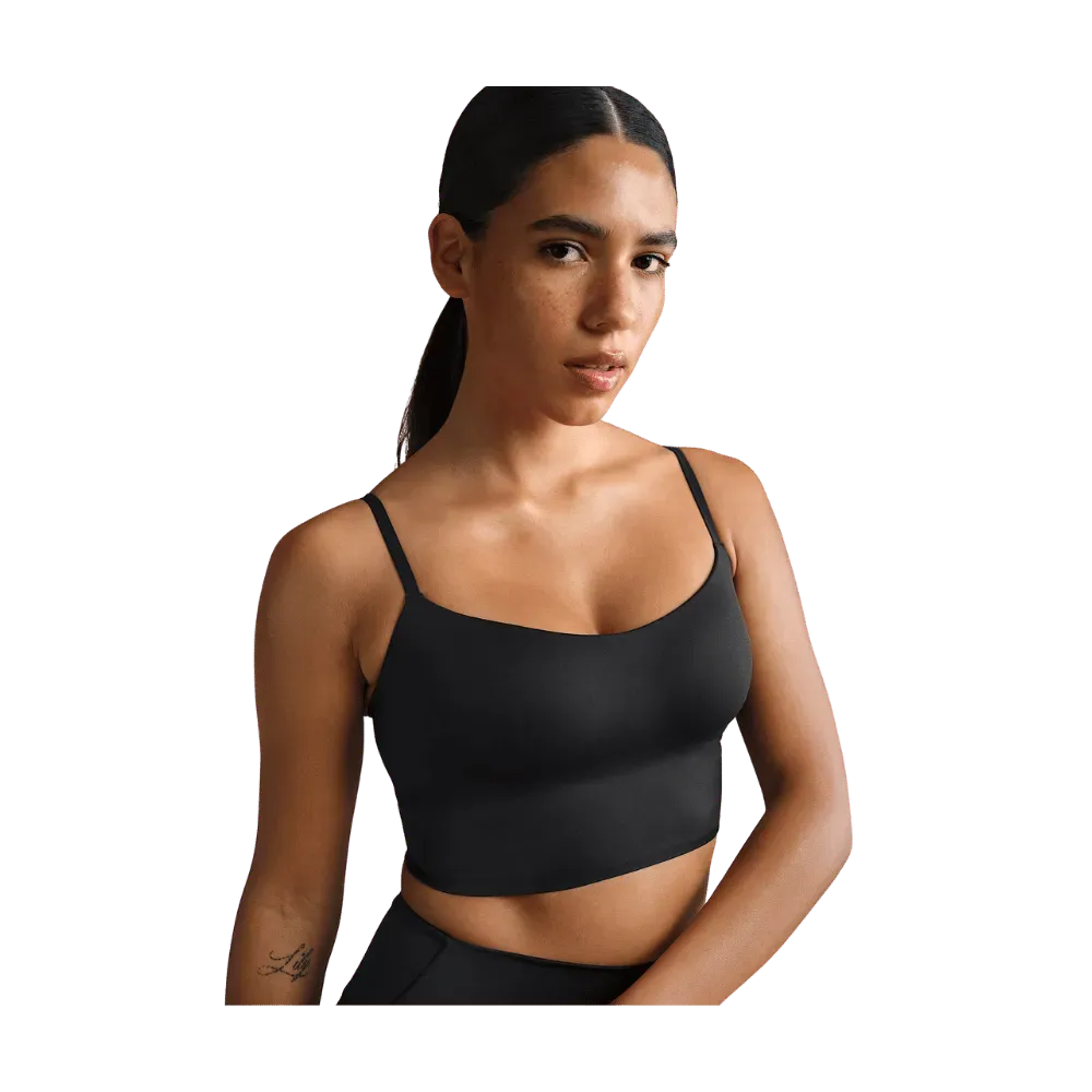 Nike X Skims Matte Women's Cami Longline Bra Obsidian