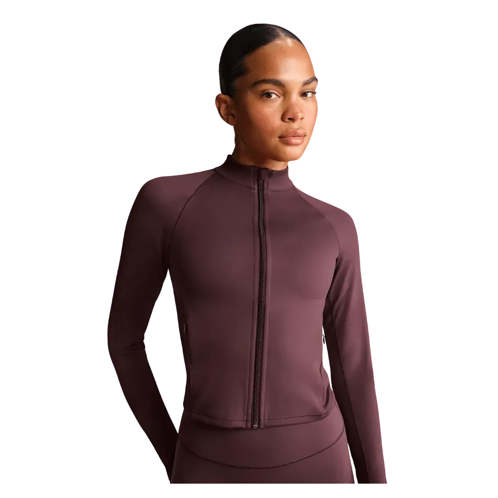 Nike X Skims Matte Women's Mock-Neck Full-Zip Jacket CURRANT