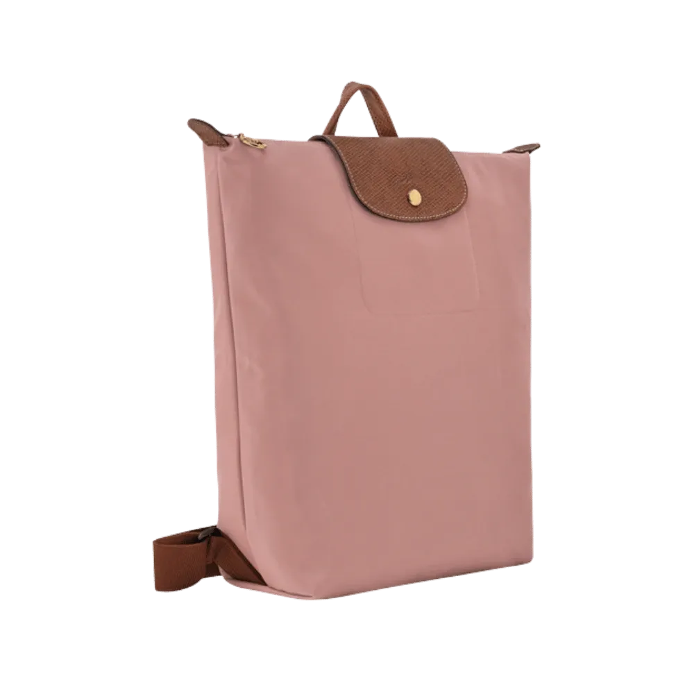 Longchamp Le Pliage Original M Backpack Pink Tea - Recycled canvas