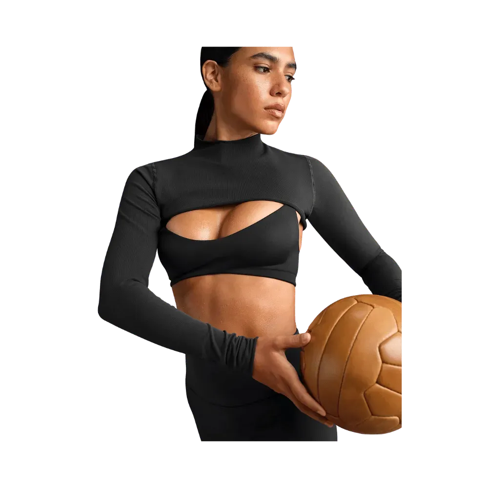 Nike X Skims Matte Women's Micro-Scoop Bra Obsidian