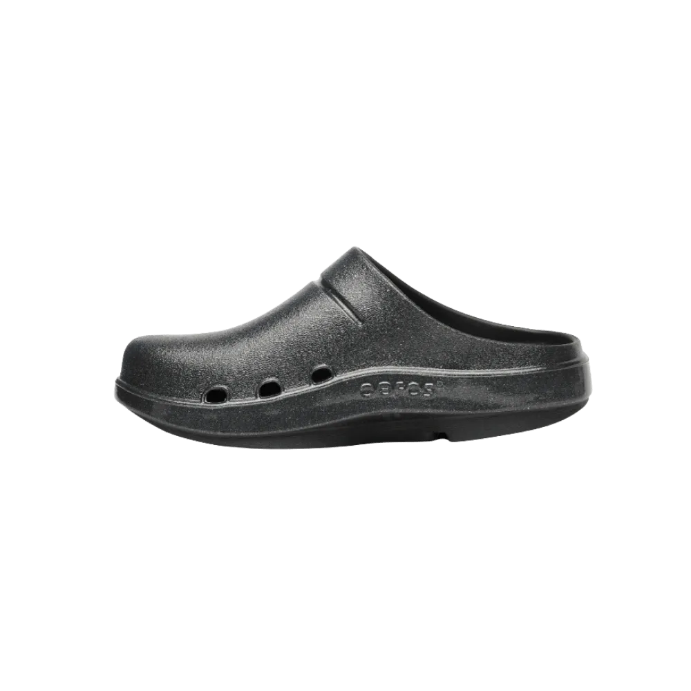 Oofos OOcloog Luxe Clog - Black Sparkle