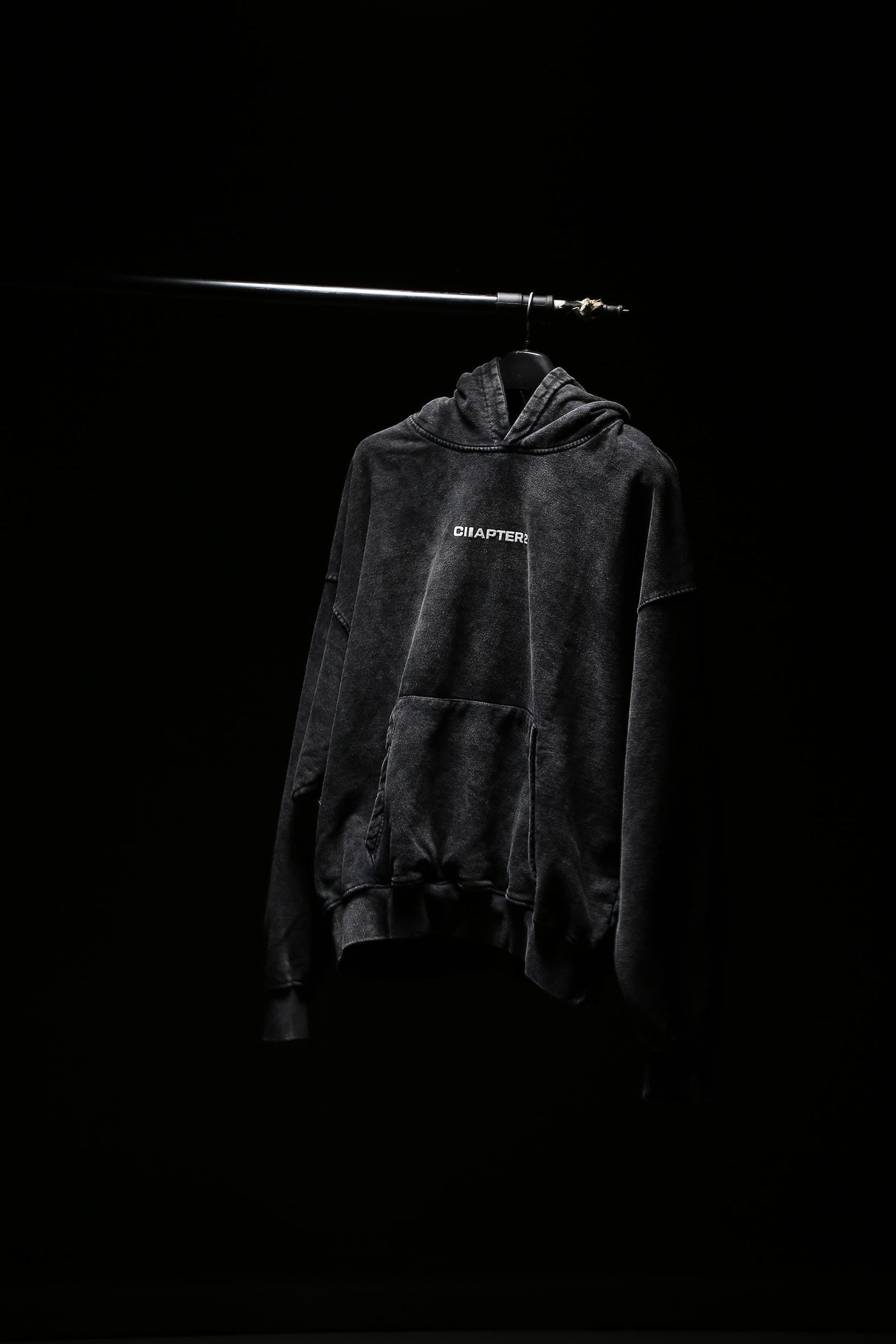 Acid Wash Grey Hoodie