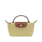 Longchamp Le Pliage Original Pouch with handle Pistachio - Recycled canvas