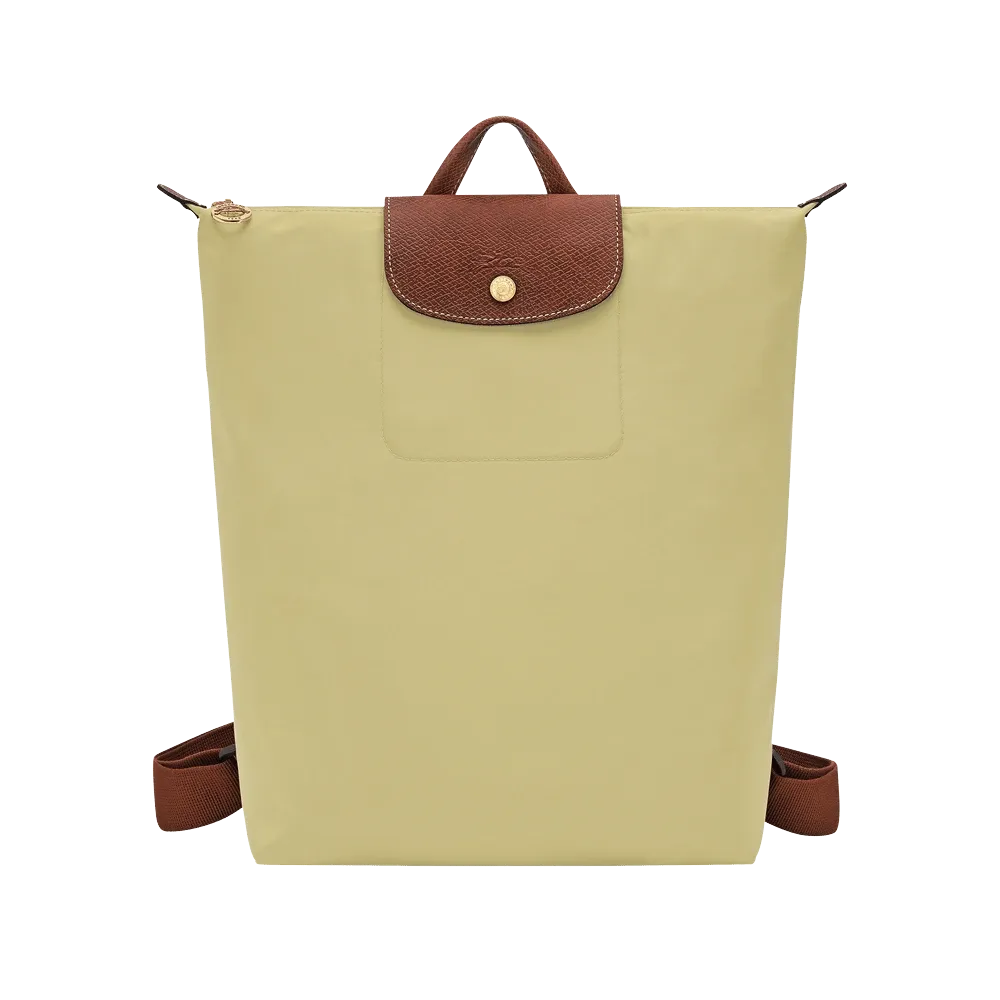 Longchamp Le Pliage Original M Backpack Pistachio - Recycled canvas