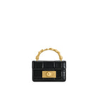 JW PEI Kaia Bamboo Metal Handle Handbag - Black