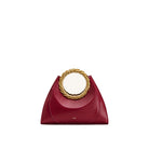JW PEI Amiya Leaf Handle Sculpture Bag - Wine Red