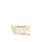 JW PEI Leia Pleated Clutch - White