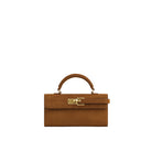 JW PEI Keyla Faux Suede Top Handle Bag -  Brown