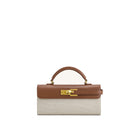 JW PEI Keyla Top Handbag - Brown Canvas
