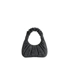 JW PEI Gabbi Artificial Crystal Medium Ruched Hobo Handbag - Anthracite