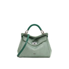 JW PEI Lucia Classic Faux Suede Top Handle Bag - Matcha Green
