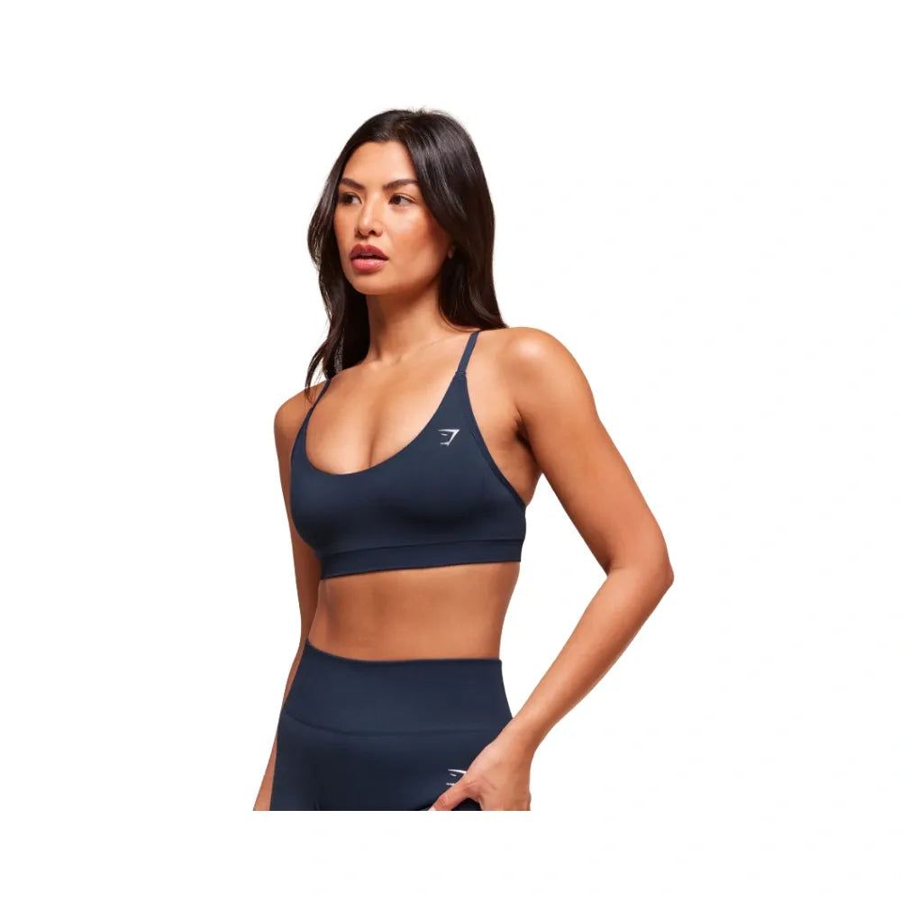 Gymshark Everyday Seamless Racerback Sports Bra - Light Support Navy