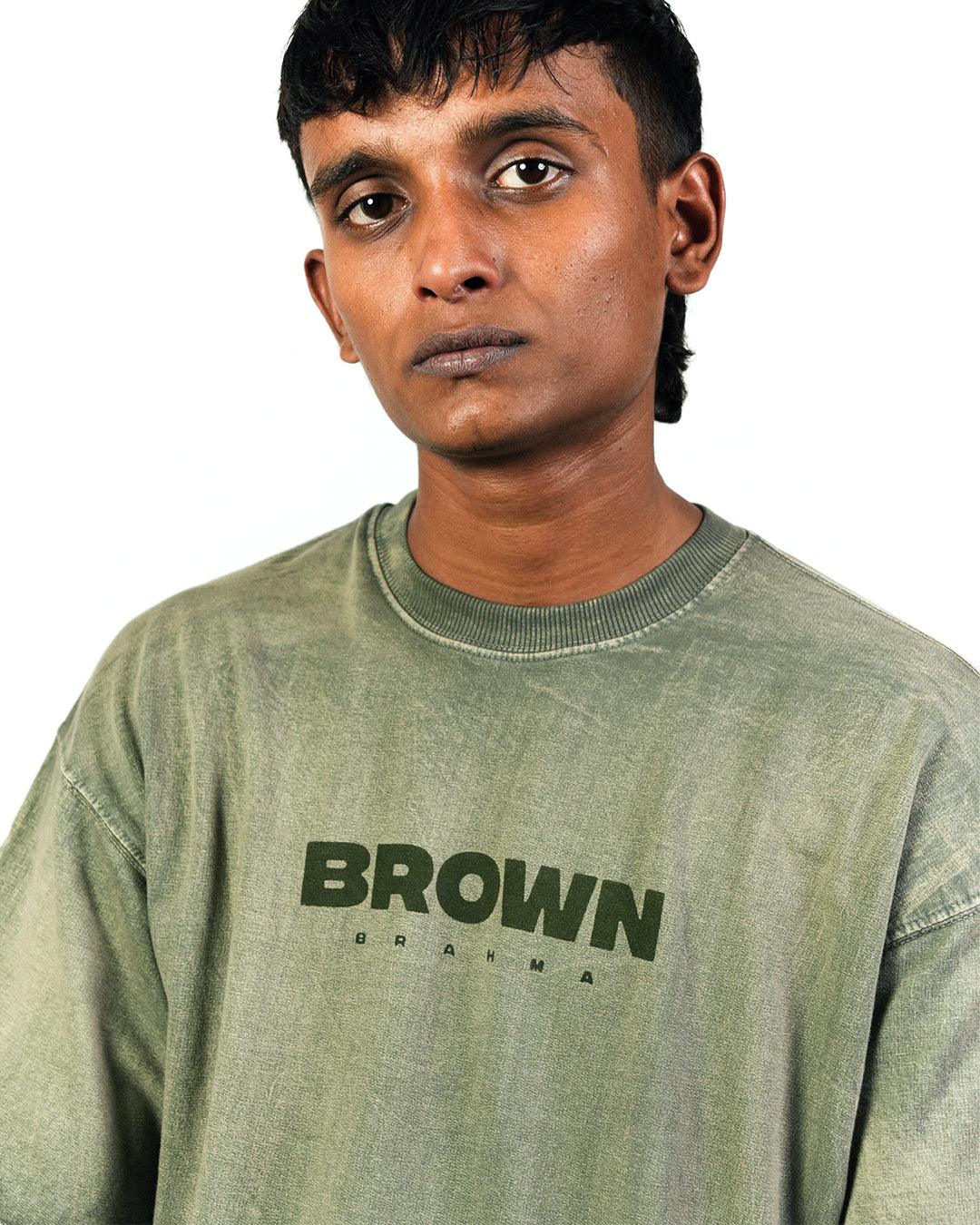 Forest Green // Box Fit Oversized Unisex T-shirt - dawntown