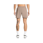 Gymshark Hybrid 6" Shorts Slim Fit Lifestyle Brown