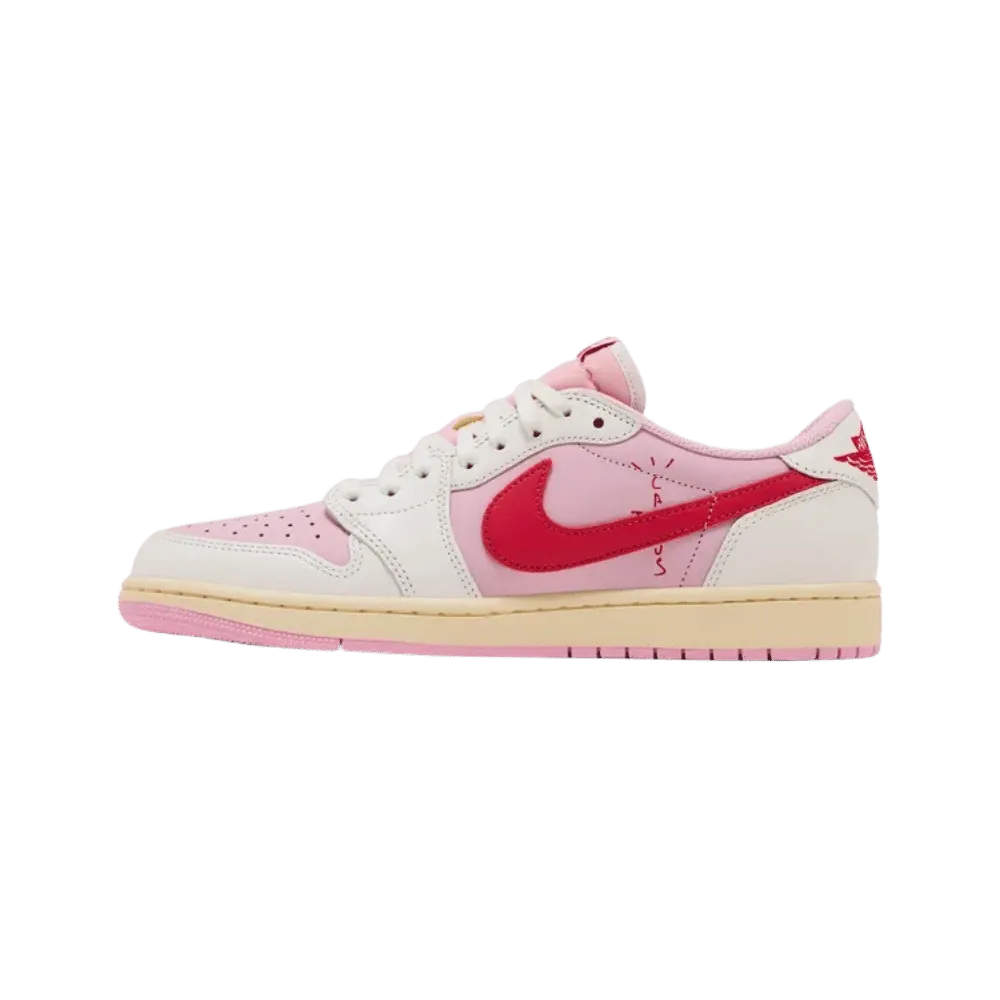 Travis Scott x Air Jordan 1 Retro Low OG 'Sail Tropical Pink'