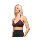 Gymshark Minimal Halterneck Sports Bra - Light Support Cherry Purple