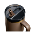 Stanley Quencher ProTour Flip Straw Tumbler (40OZ) Espresso Gold