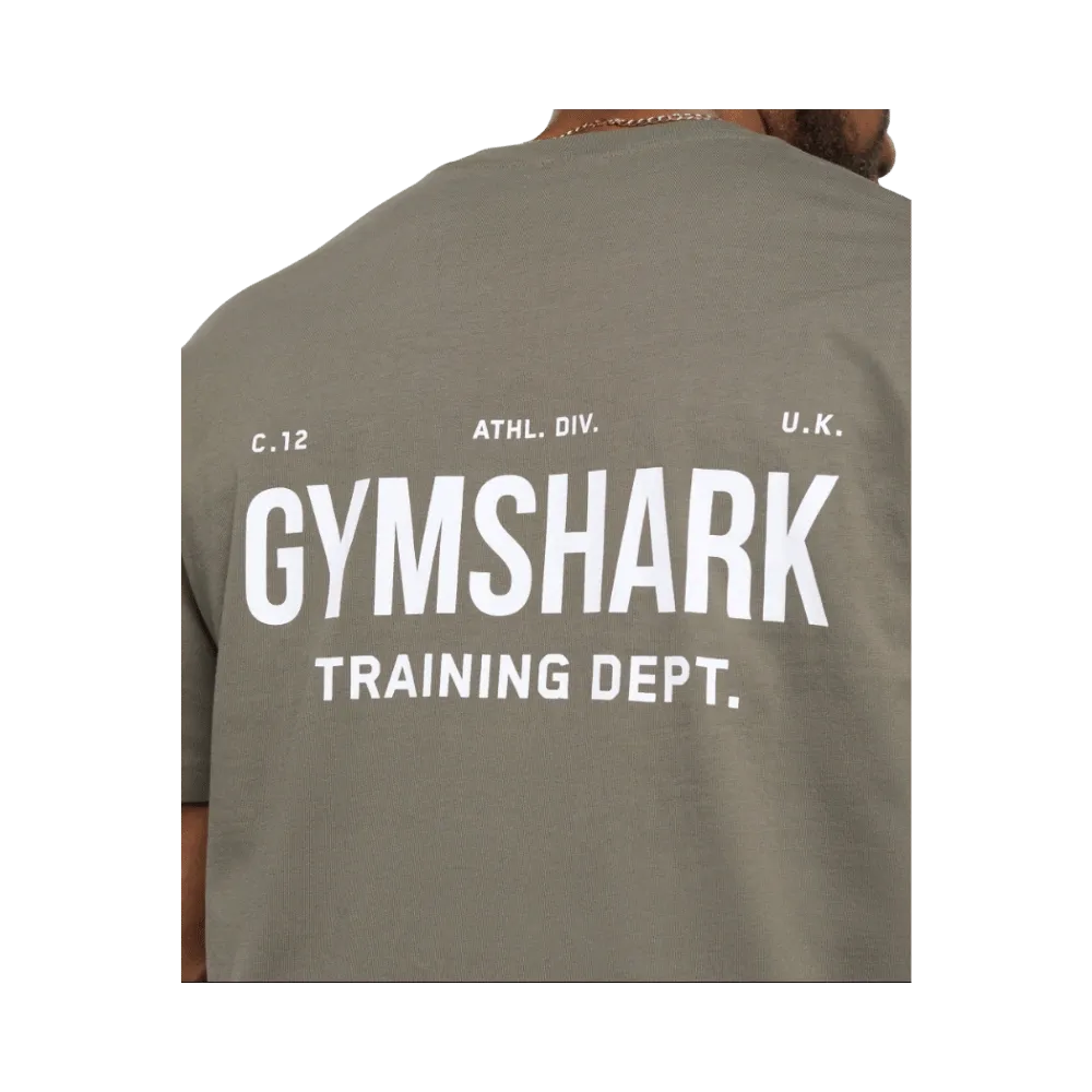 Gymshark Training Dept. T-Shirt Oversized Fit Camo Brown