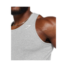 Gymshark Critical Tank Slim Fit Light Grey Marl