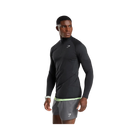 Gymshark Vital Seamless 1/4 Zip Slim Fit Black/Silhouette Grey