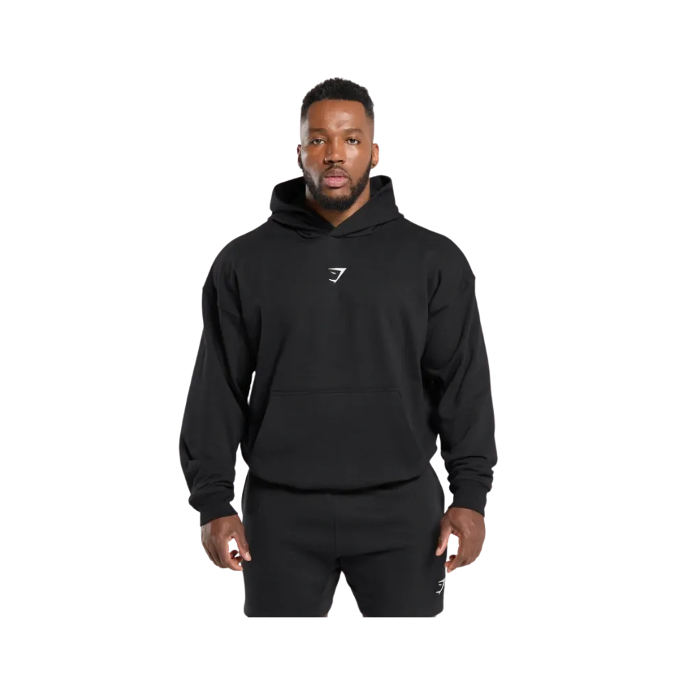 Gymshark Athletic Department Hoodie Oversized Fit Black