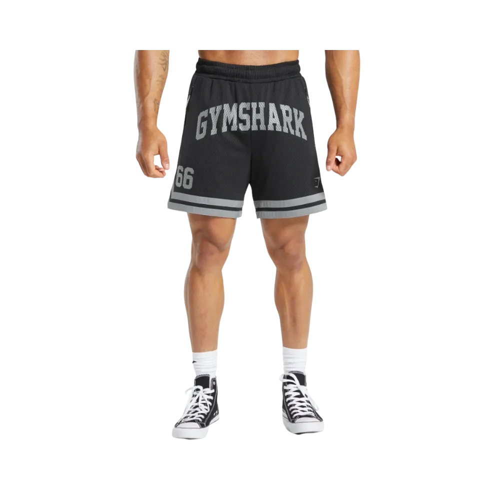 Gymshark Basketball Wordmark Short Regular Fit Black